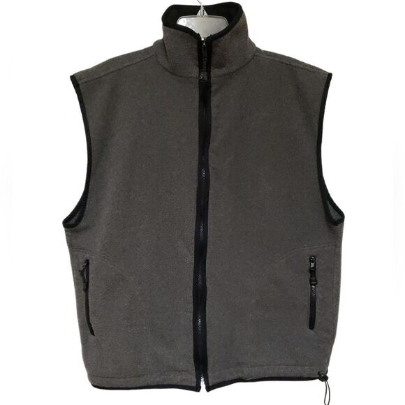 Gray Fleece Vest by ARMY NAVY - Picture 1 of 8